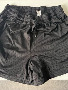Athletic Works Black Mesh Performance Shorts